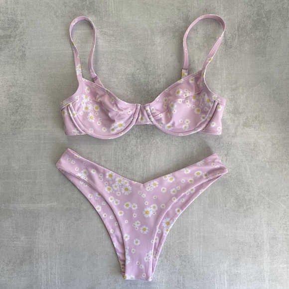 koana swim Other - Koana Swim Pink Daisy Swim Set